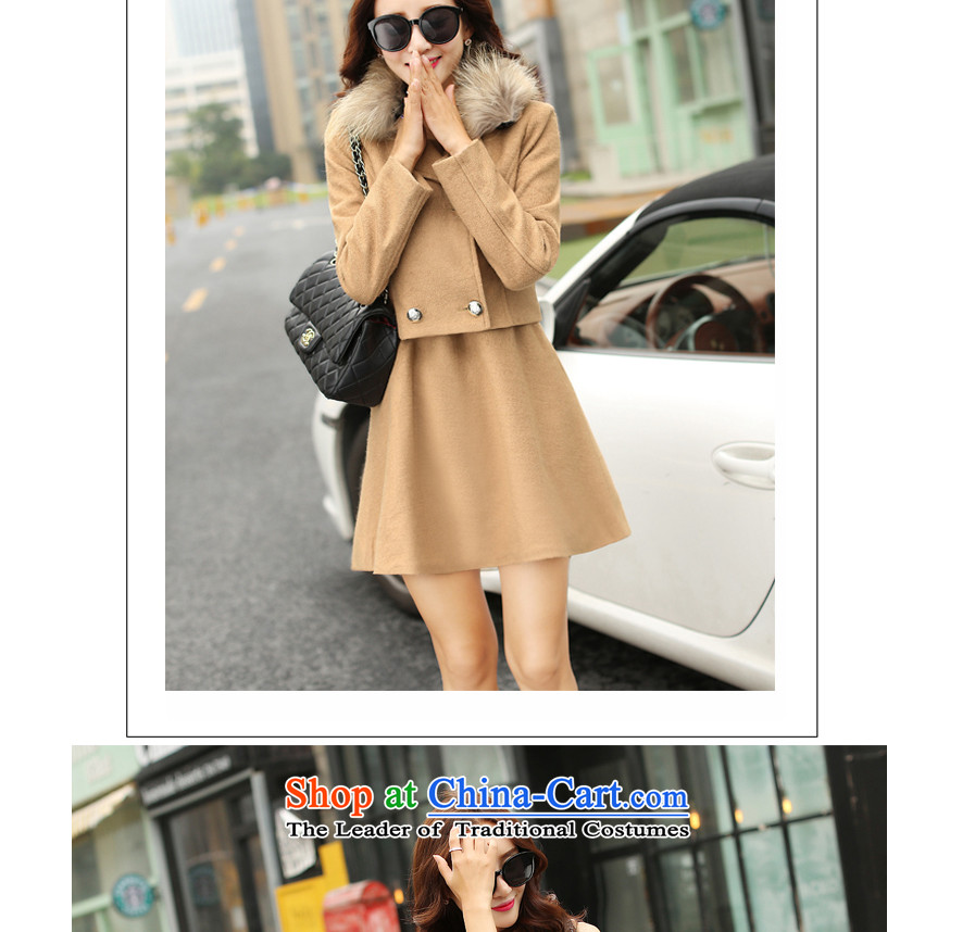 Great poem of autumn 2015 new gross female Korean jacket?? coats of gross short in long-sleeved long hair? The skirt a wool coat kit skirt RED M picture, prices, brand platters! The elections are supplied in the national character of distribution, so action, buy now enjoy more preferential! As soon as possible.