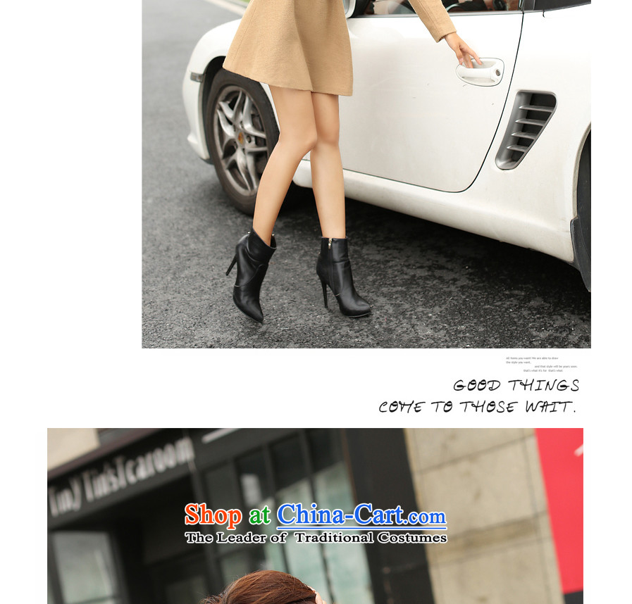 Great poem of autumn 2015 new gross female Korean jacket?? coats of gross short in long-sleeved long hair? The skirt a wool coat kit skirt RED M picture, prices, brand platters! The elections are supplied in the national character of distribution, so action, buy now enjoy more preferential! As soon as possible.