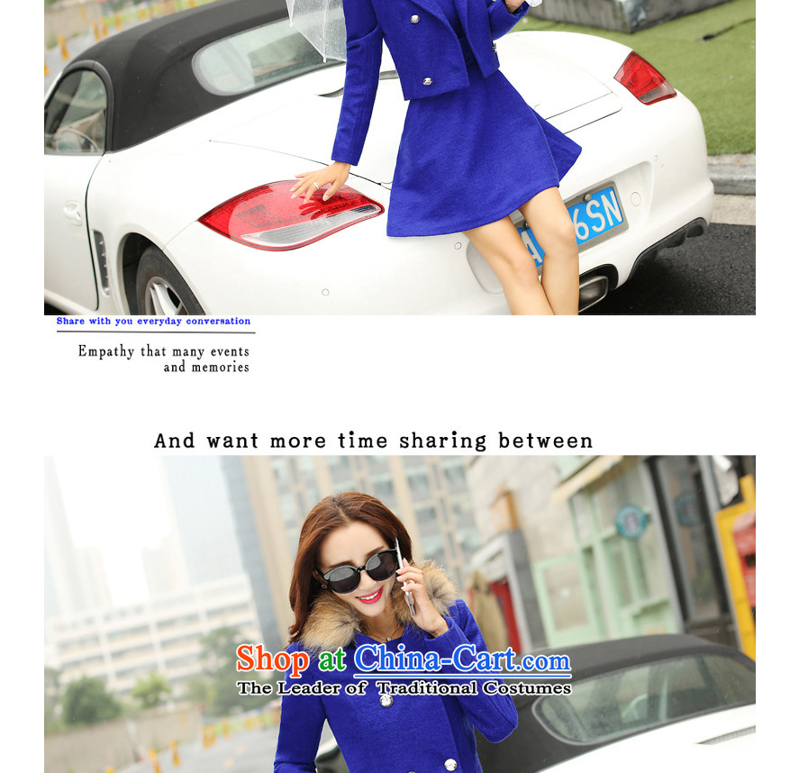 Great poem of autumn 2015 new gross female Korean jacket?? coats of gross short in long-sleeved long hair? The skirt a wool coat kit skirt RED M picture, prices, brand platters! The elections are supplied in the national character of distribution, so action, buy now enjoy more preferential! As soon as possible.