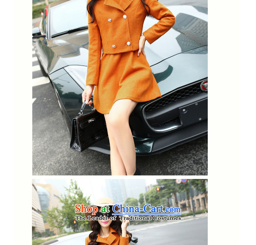 Great poem of autumn 2015 new gross female Korean jacket?? coats of gross short in long-sleeved long hair? The skirt a wool coat kit skirt RED M picture, prices, brand platters! The elections are supplied in the national character of distribution, so action, buy now enjoy more preferential! As soon as possible.