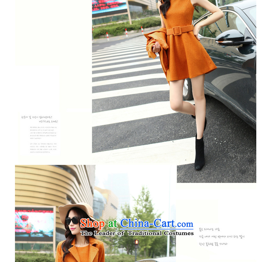 Great poem of autumn 2015 new gross female Korean jacket?? coats of gross short in long-sleeved long hair? The skirt a wool coat kit skirt RED M picture, prices, brand platters! The elections are supplied in the national character of distribution, so action, buy now enjoy more preferential! As soon as possible.