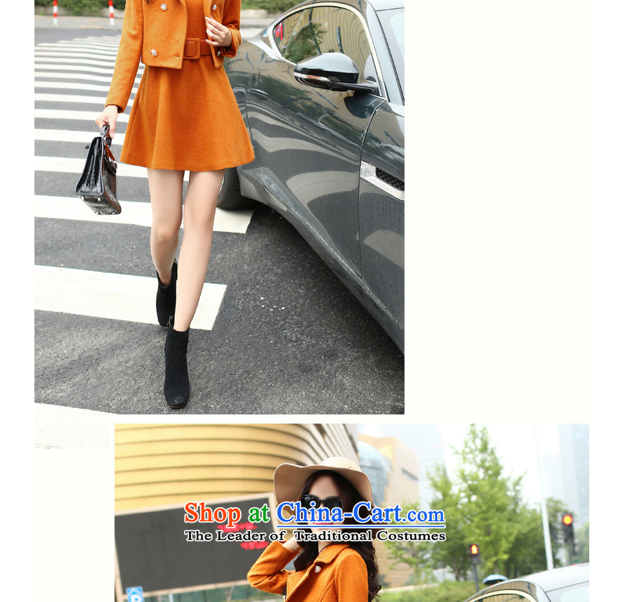 Great poem of autumn 2015 new gross female Korean jacket?? coats of gross short in long-sleeved long hair? The skirt a wool coat kit skirt RED M picture, prices, brand platters! The elections are supplied in the national character of distribution, so action, buy now enjoy more preferential! As soon as possible.