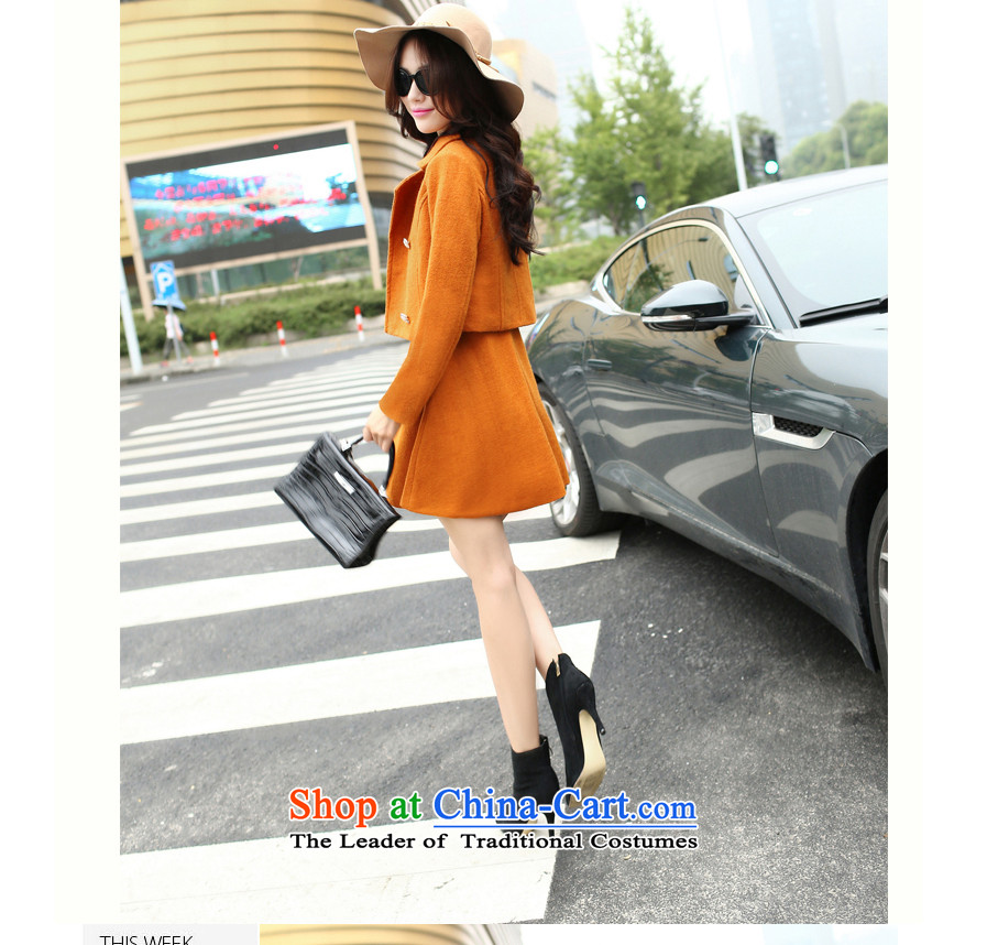 Great poem of autumn 2015 new gross female Korean jacket?? coats of gross short in long-sleeved long hair? The skirt a wool coat kit skirt RED M picture, prices, brand platters! The elections are supplied in the national character of distribution, so action, buy now enjoy more preferential! As soon as possible.