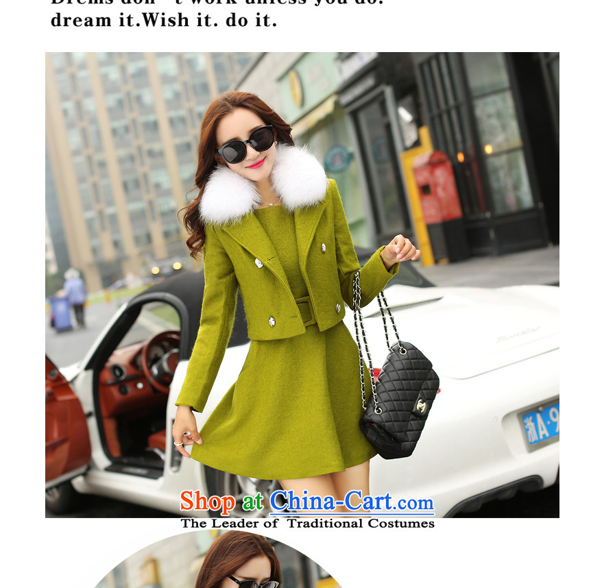 Great poem of autumn 2015 new gross female Korean jacket?? coats of gross short in long-sleeved long hair? The skirt a wool coat kit skirt RED M picture, prices, brand platters! The elections are supplied in the national character of distribution, so action, buy now enjoy more preferential! As soon as possible.