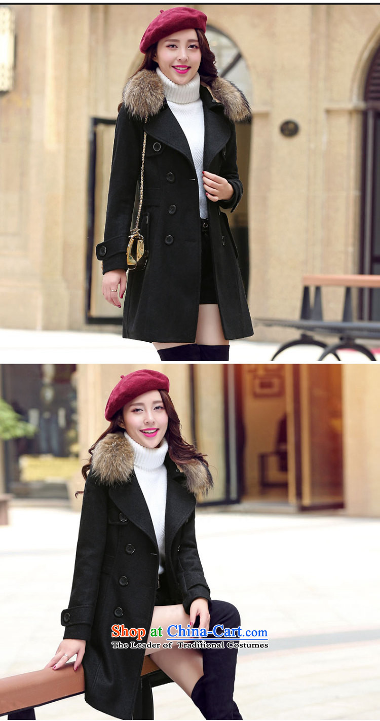 Doris Cheuk-blue 2015 autumn and winter new Korean female jacket is thick hair, long hair washable wool a wool coat won the RED M picture, prices, brand platters! The elections are supplied in the national character of distribution, so action, buy now enjoy more preferential! As soon as possible.