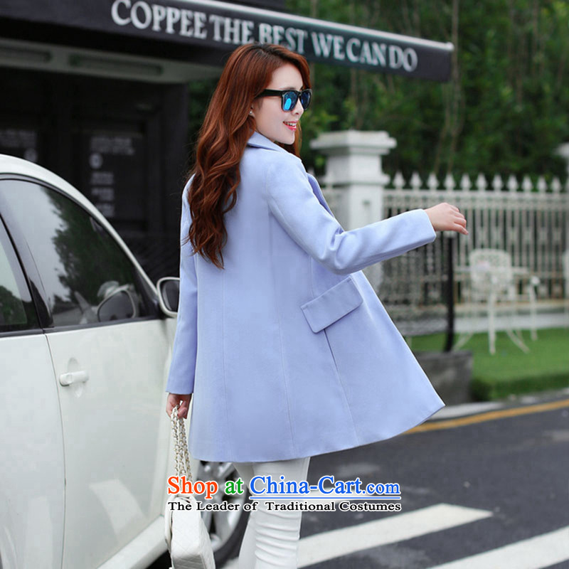 Sin has been loaded for autumn and winter 2015 Korean temperament and stylish solid color graphics thin hair? Simple girl commercial jacket  XXL, toner has been , , , Online Sin Shopping
