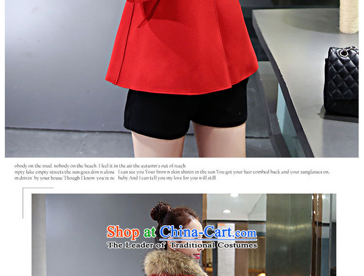 Pull economy- 2015 autumn and winter new women's winter coats female hair)?? Korean jacket for the mantle of Sau San Nagymaros a wool coat 6200 Red L picture, prices, brand platters! The elections are supplied in the national character of distribution, so action, buy now enjoy more preferential! As soon as possible.