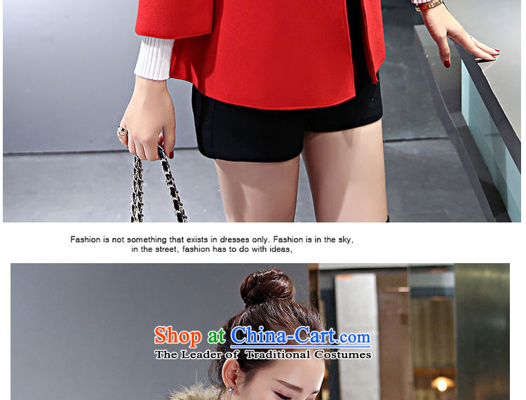 Pull economy- 2015 autumn and winter new women's winter coats female hair)?? Korean jacket for the mantle of Sau San Nagymaros a wool coat 6200 Red L picture, prices, brand platters! The elections are supplied in the national character of distribution, so action, buy now enjoy more preferential! As soon as possible.
