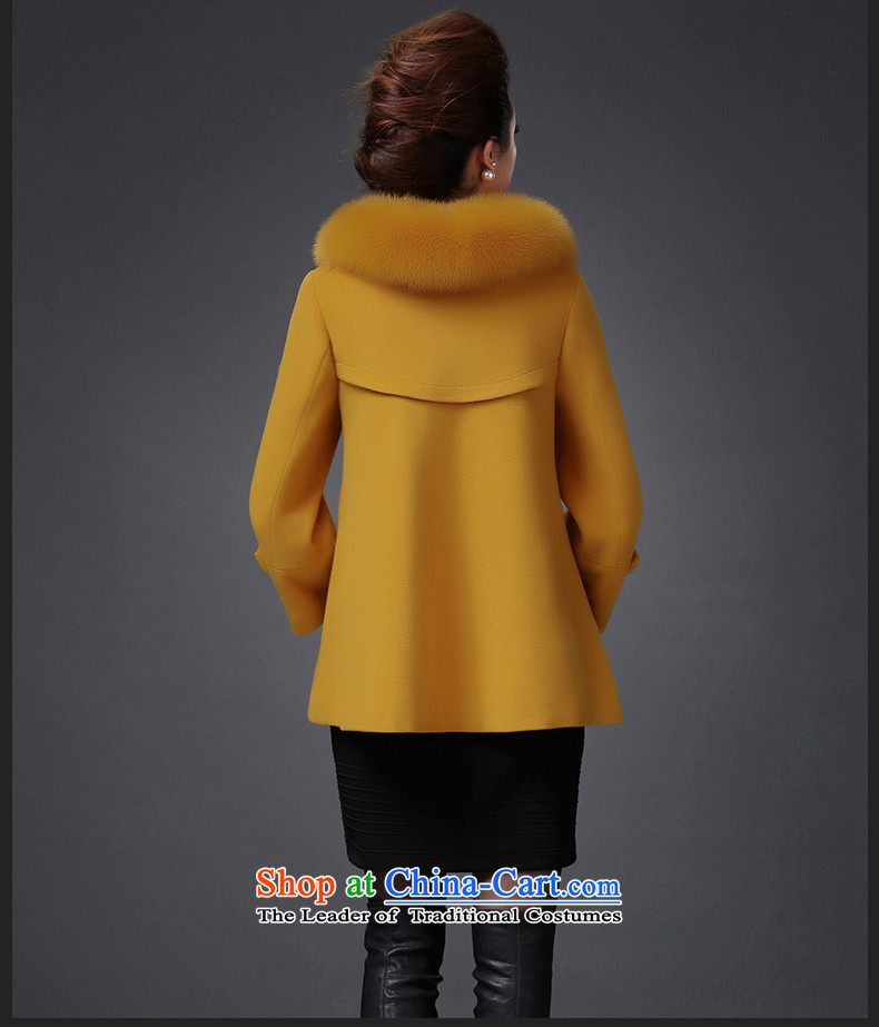 Isabel La Carconte 2015 autumn and winter new woolen coat sweet gentlewoman for a gross fox drill clip over the medium to longer term cloak? gross YS151508 female m white jacket XXL picture, prices, brand platters! The elections are supplied in the national character of distribution, so action, buy now enjoy more preferential! As soon as possible.
