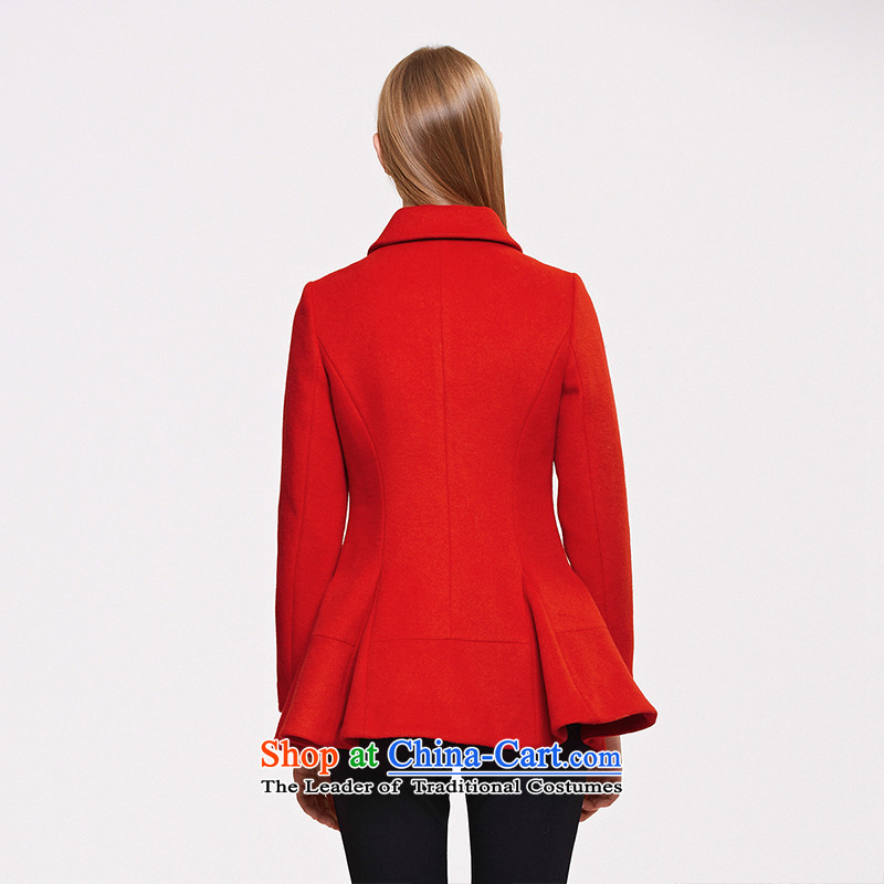 The OSA EURO 2015 Winter New Windsor female stylish double-off under the gross SD557005 jacket? large red S, Europe (O.SA) , , , shopping on the Internet