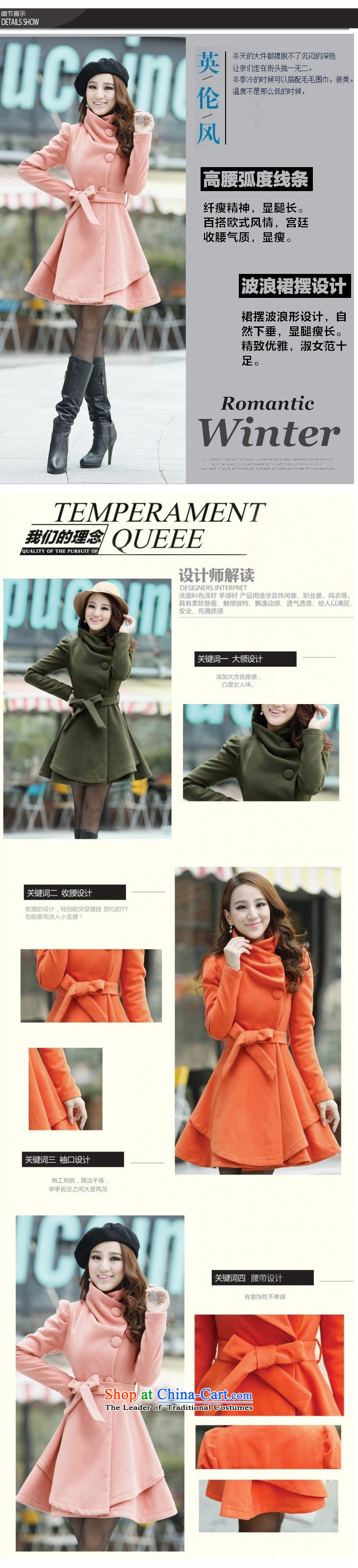 Flame of 2015 autumn and winter new stylish large roll collar waves Sau San petticoats. Long hair? coats wind jacket pink XL Photo, prices, brand platters! The elections are supplied in the national character of distribution, so action, buy now enjoy more preferential! As soon as possible.
