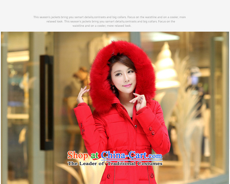 Flower to Isabelle thick mm to increase women's code in long thick with cap on the Nagymaros collar down jacket D2102 female red 6XL picture, prices, brand platters! The elections are supplied in the national character of distribution, so action, buy now enjoy more preferential! As soon as possible.