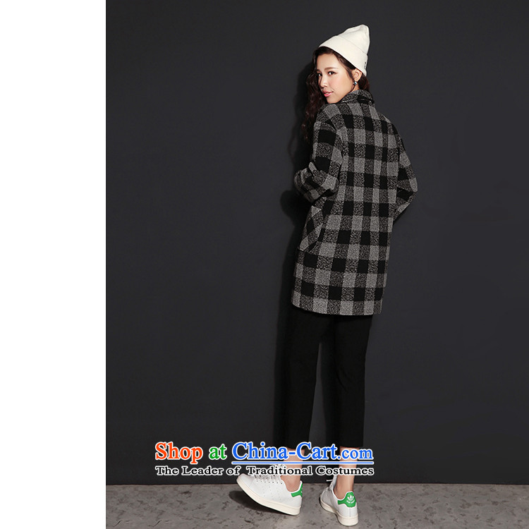 The interpolator 7 V-neck hair? 2015 winter coats of Gray Tartan jacket new female gray photo, the price, and S brand platters! The elections are supplied in the national character of distribution, so action, buy now enjoy more preferential! As soon as possible.