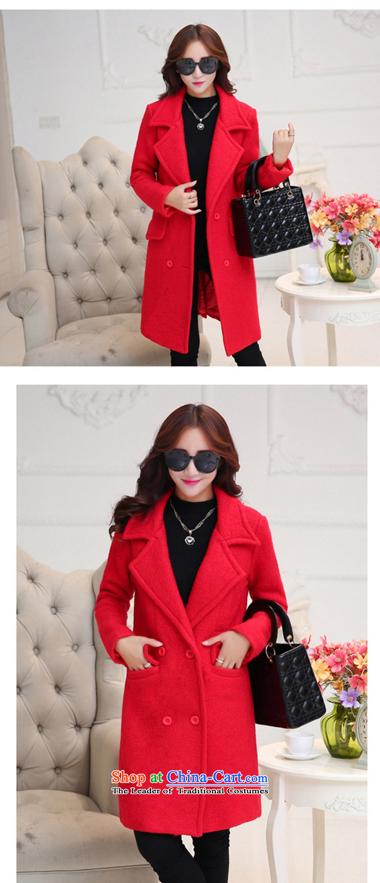 Night of the sphenoid 2015 winter clothing new liberal cocoon-jacket coat? female gross 3065 Red L picture, prices, brand platters! The elections are supplied in the national character of distribution, so action, buy now enjoy more preferential! As soon as possible.