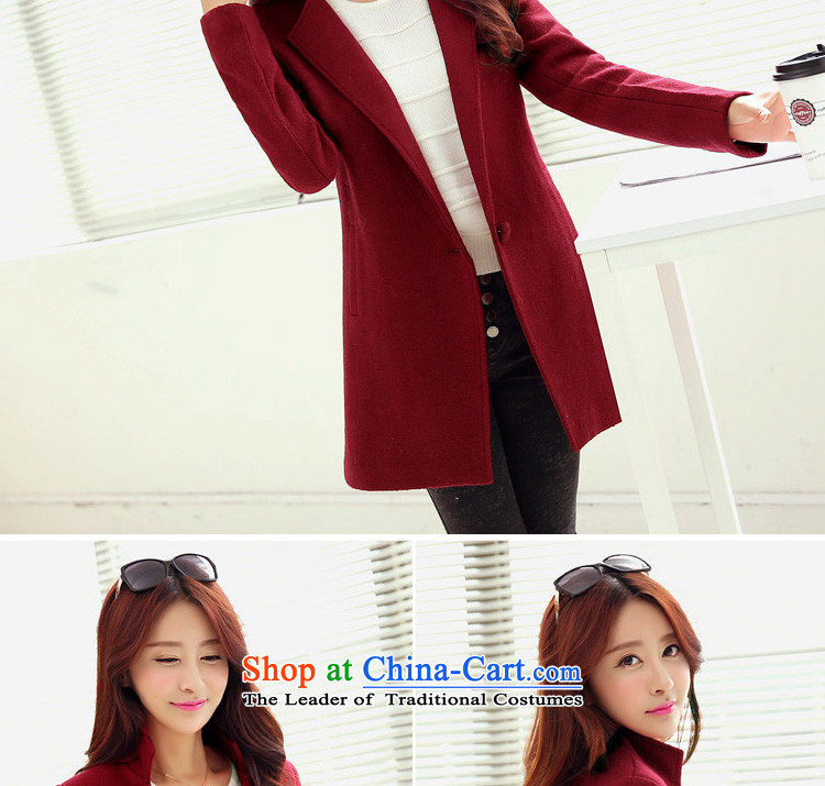 Yu Heung and Li Mao? 2015 winter coats female new women's install new version over the medium to longer term Korea Sau San)? jacket female 1017 wine red L picture, prices, brand platters! The elections are supplied in the national character of distribution, so action, buy now enjoy more preferential! As soon as possible.