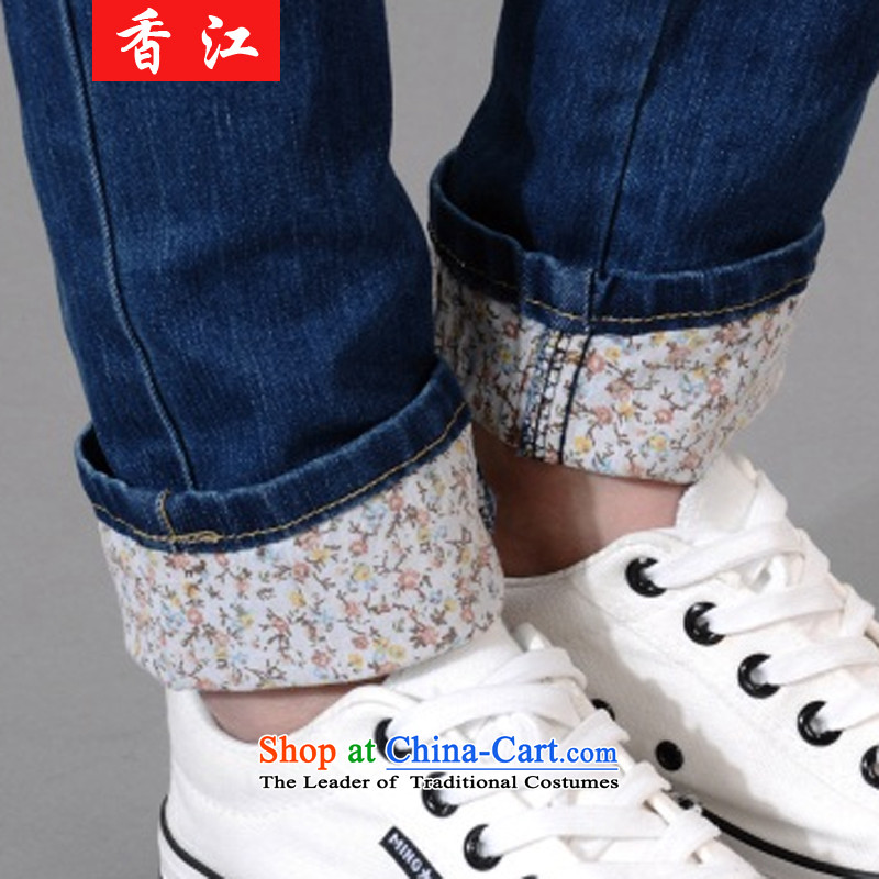 Xiang Jiang 2015 large female thick sister castor jeans female 200 catties thick MM THIN plus lint-free video fall thick long pants 2,122 plus Stretch Wool, larger 3XL, Xiangjiang , , , shopping on the Internet