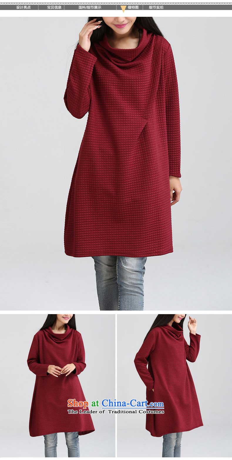  2015 Autumn and winter clothing and equipment of the new arts heap heap for relaxd dress 1023 wine red M picture, prices, brand platters! The elections are supplied in the national character of distribution, so action, buy now enjoy more preferential! As soon as possible.