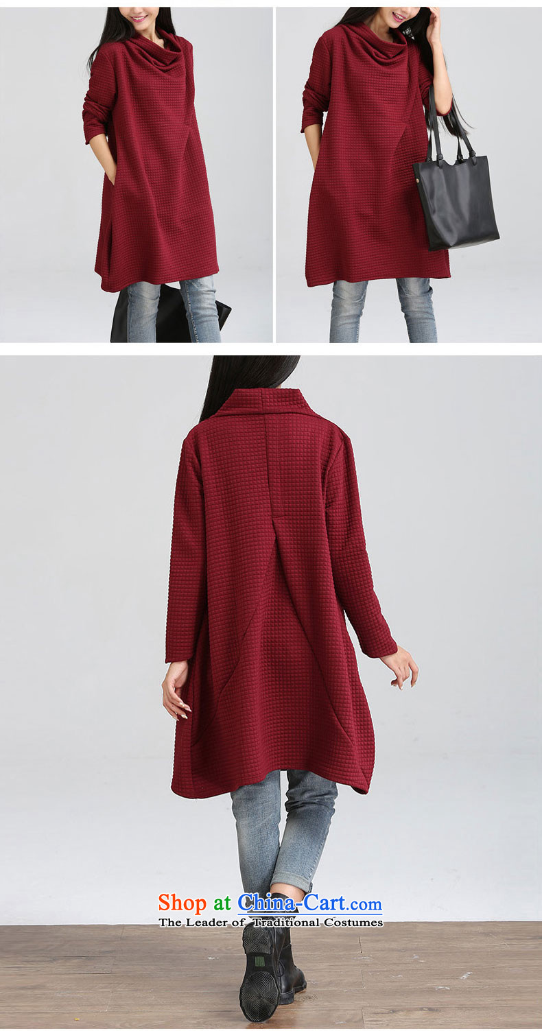  2015 Autumn and winter clothing and equipment of the new arts heap heap for relaxd dress 1023 wine red M picture, prices, brand platters! The elections are supplied in the national character of distribution, so action, buy now enjoy more preferential! As soon as possible.