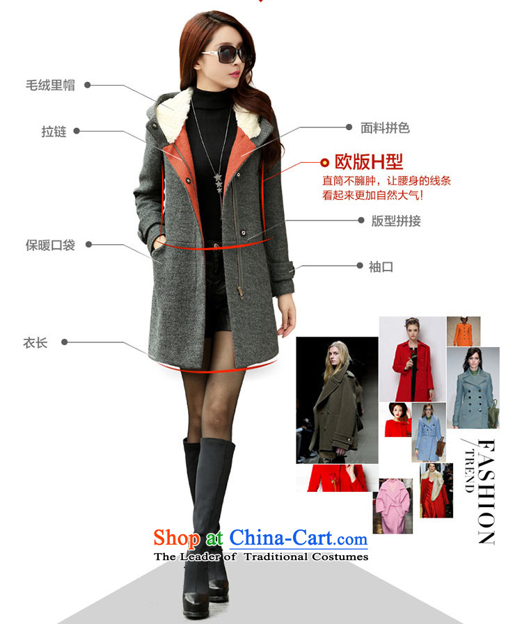 Ya Jennifer 2015 autumn and winter new Korean Sau San with cap plush coat jacket women gross? YNH2515 Qiu Xiang green L picture, prices, brand platters! The elections are supplied in the national character of distribution, so action, buy now enjoy more preferential! As soon as possible.