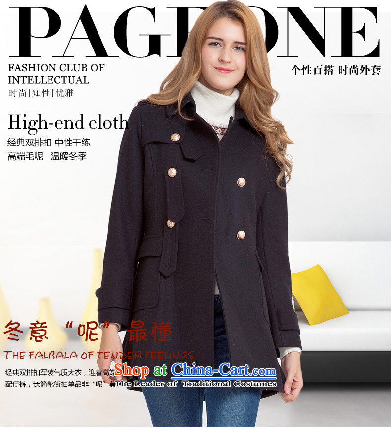 Page ONE/ Peggy 2015 winter decorated in a wool coat solid color woolen coats female 873694? black 91 L picture, prices, brand platters! The elections are supplied in the national character of distribution, so action, buy now enjoy more preferential! As soon as possible.