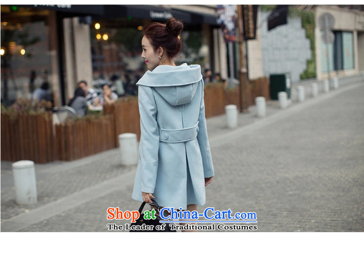 The angels in 2015 autumn and winter Pik new gross female Korean jacket? In long hair Neck Jacket woolen coat wind clothes in red (with a gross collar) M picture, prices, brand platters! The elections are supplied in the national character of distribution, so action, buy now enjoy more preferential! As soon as possible.