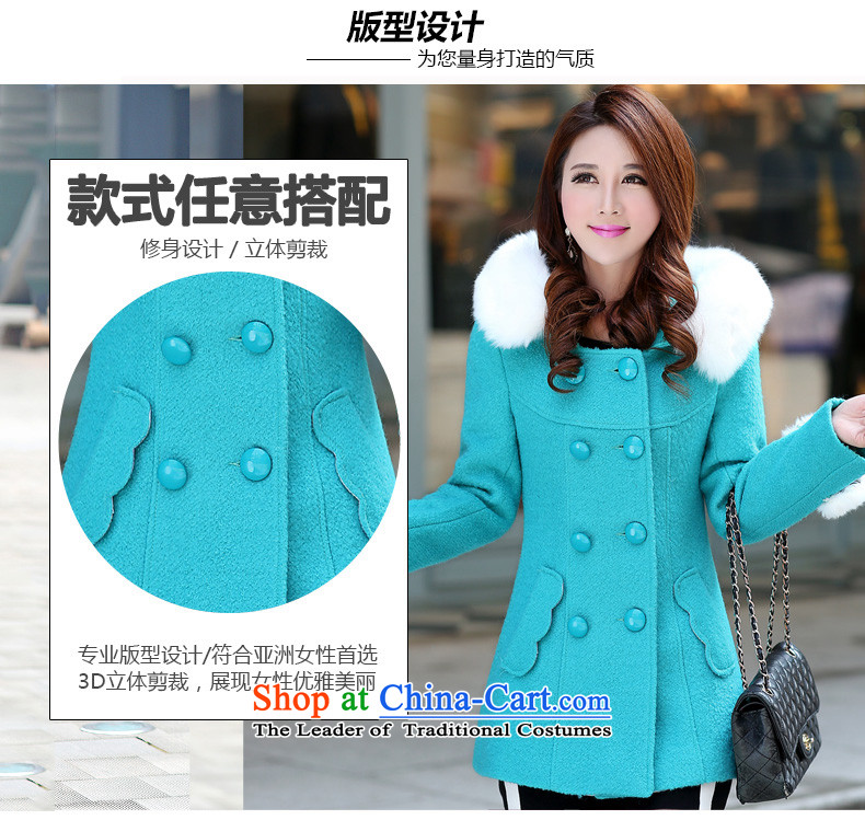 Gigi Lai Ho 2015 Donna new cap gross female winter coats that Korean video thin hair so Sau San coats female waves in long hair for a wool coat pink S picture, prices, brand platters! The elections are supplied in the national character of distribution, so action, buy now enjoy more preferential! As soon as possible.