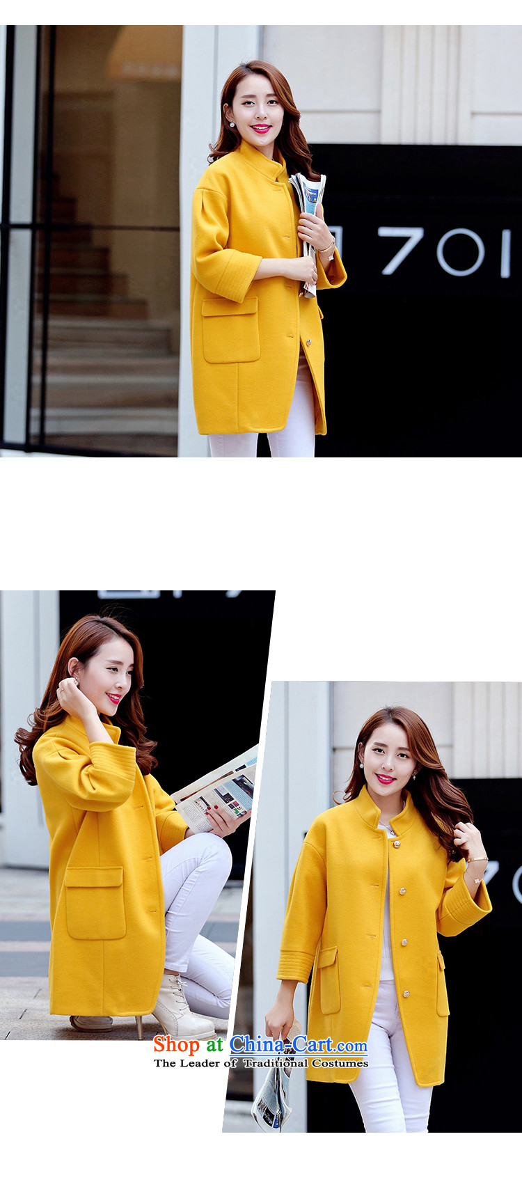 About the New 2015, hundreds of autumn and winter load Korean fashion collar gross coats of female single-row is detained temperament jacket Orange Red L picture, prices, brand platters! The elections are supplied in the national character of distribution, so action, buy now enjoy more preferential! As soon as possible.