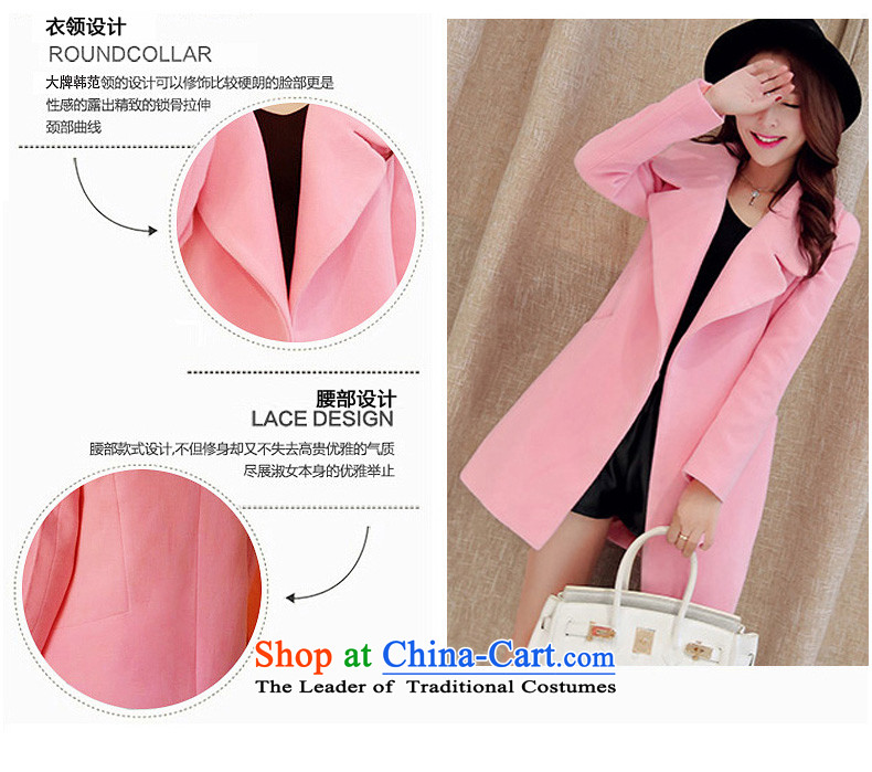 Egyptian wool coat women about what a wool coat Korean autumn and winter 2015. New Long pink S picture, prices, brand platters! The elections are supplied in the national character of distribution, so action, buy now enjoy more preferential! As soon as possible.