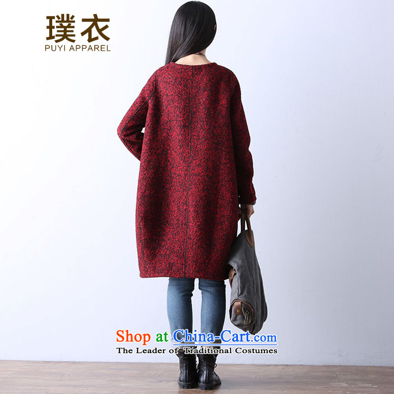  2015 winter clothing equipment new wool? Boxed large relaxd children disc detained gross coats that long? jacket, wine red XL, equipment Yi (PUYI APPAREL) , , , shopping on the Internet