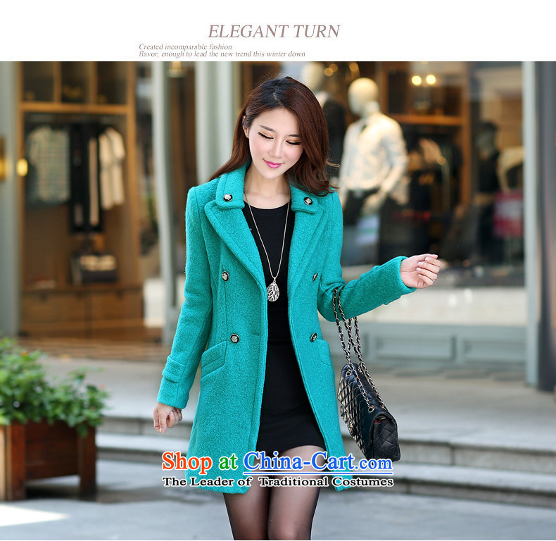 Gigi Lai Ho Gross Donna girls jacket? Long 2015 Fall/Winter Collections new Korean Sau San for winter temperament, double-v-neck hair a wool coat jacket aubergine S picture, prices, brand platters! The elections are supplied in the national character of distribution, so action, buy now enjoy more preferential! As soon as possible.