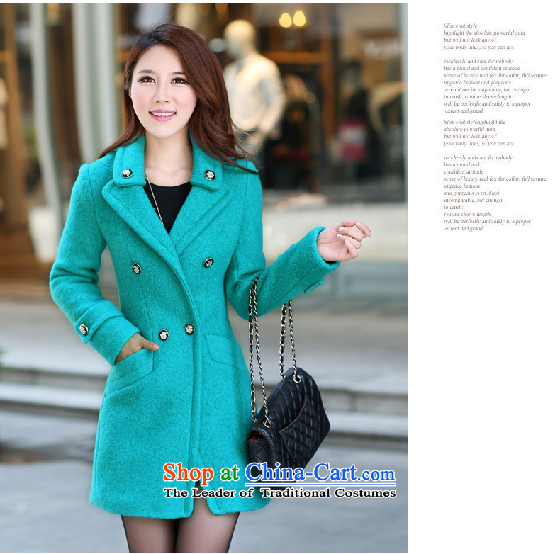 Gigi Lai Ho Gross Donna girls jacket? Long 2015 Fall/Winter Collections new Korean Sau San for winter temperament, double-v-neck hair a wool coat jacket aubergine S picture, prices, brand platters! The elections are supplied in the national character of distribution, so action, buy now enjoy more preferential! As soon as possible.