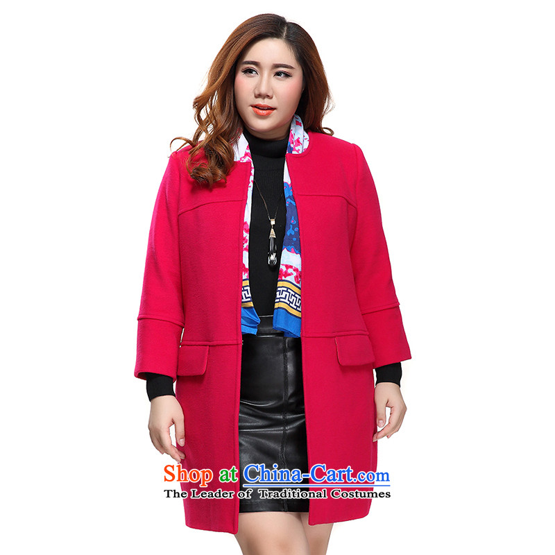 The former Yugoslavia Li Sau 2015 Fall/Winter Collections new larger female round-neck collar stylish Coat outer callus because it Gross transition in long sleeve female 1152 Peach 2XL, Yugoslavia Li Sau-shopping on the Internet has been pressed.