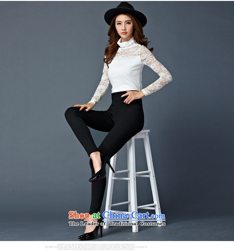 Morning to 2015 autumn and winter new stylish large wild women wear thick hair, forming the milk silk trousers comfortable close high Waist Trousers, forming the thin Graphics Black 4XL RECOMMENDATIONS 150 - 160131 catty picture, prices, brand platters! The elections are supplied in the national character of distribution, so action, buy now enjoy more preferential! As soon as possible.