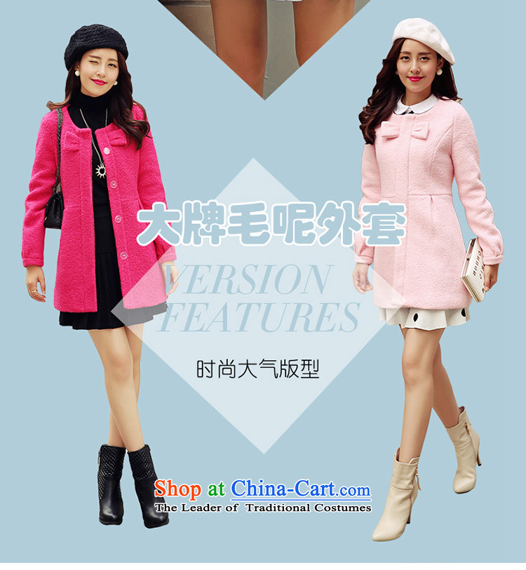 The law was the small-ki wind jacket female Korean gross? edition of autumn and winter 2015 new products aristocratic ladies stylish bow tie in Sau San long a wool coat Women Blues pictures, prices, S brand platters! The elections are supplied in the national character of distribution, so action, buy now enjoy more preferential! As soon as possible.