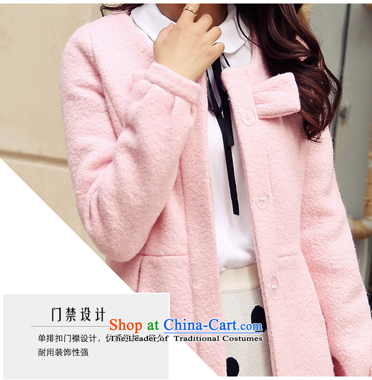 The law was the small-ki wind jacket female Korean gross? edition of autumn and winter 2015 new products aristocratic ladies stylish bow tie in Sau San long a wool coat Women Blues pictures, prices, S brand platters! The elections are supplied in the national character of distribution, so action, buy now enjoy more preferential! As soon as possible.