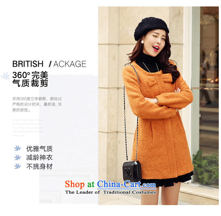 The law was the small-ki wind jacket female Korean gross? edition of autumn and winter 2015 new products aristocratic ladies stylish bow tie in Sau San long a wool coat Women Blues pictures, prices, S brand platters! The elections are supplied in the national character of distribution, so action, buy now enjoy more preferential! As soon as possible.