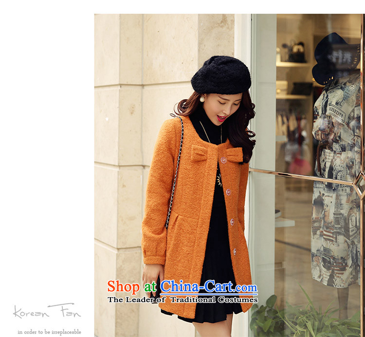 The law was the small-ki wind jacket female Korean gross? edition of autumn and winter 2015 new products aristocratic ladies stylish bow tie in Sau San long a wool coat Women Blues pictures, prices, S brand platters! The elections are supplied in the national character of distribution, so action, buy now enjoy more preferential! As soon as possible.