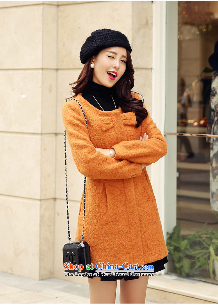 The law was the small-ki wind jacket female Korean gross? edition of autumn and winter 2015 new products aristocratic ladies stylish bow tie in Sau San long a wool coat Women Blues pictures, prices, S brand platters! The elections are supplied in the national character of distribution, so action, buy now enjoy more preferential! As soon as possible.