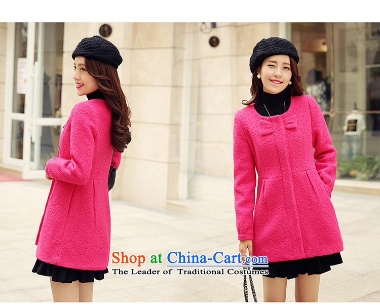 The law was the small-ki wind jacket female Korean gross? edition of autumn and winter 2015 new products aristocratic ladies stylish bow tie in Sau San long a wool coat Women Blues pictures, prices, S brand platters! The elections are supplied in the national character of distribution, so action, buy now enjoy more preferential! As soon as possible.