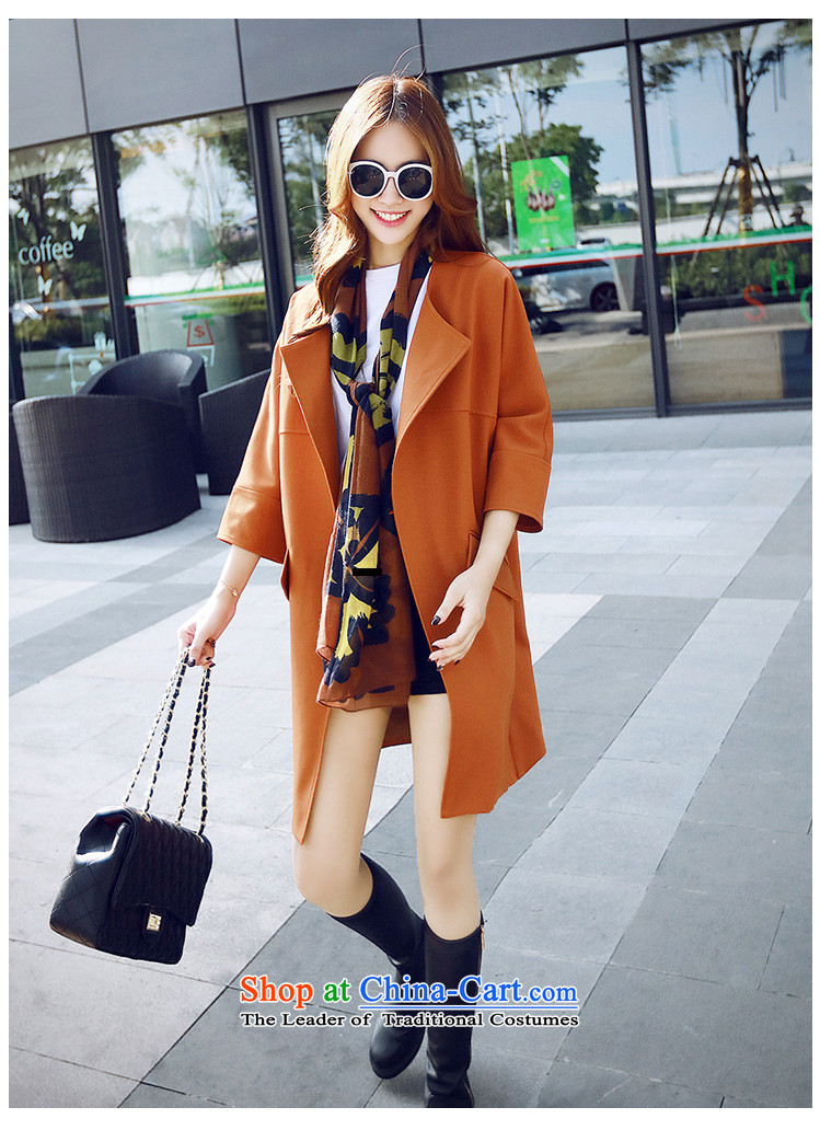   In the long graphics Zz&ff thin female Wind Jacket coat of autumn large orange XXL picture, prices, brand platters! The elections are supplied in the national character of distribution, so action, buy now enjoy more preferential! As soon as possible.
