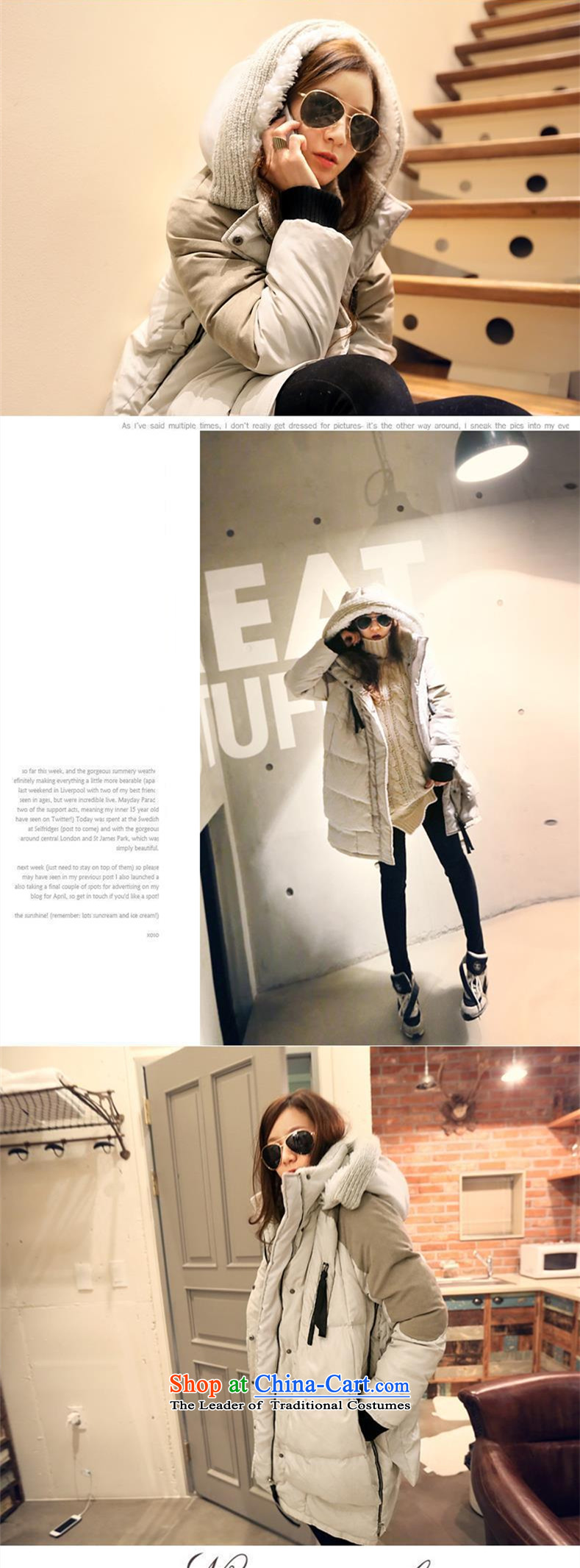 2015 winter clothing new Korean version of large numbers of ladies thick MM loose, Hin thin, thick cotton-thick sister in long thick cotton coat winter coats beige jacket students XXL picture, prices, brand platters! The elections are supplied in the national character of distribution, so action, buy now enjoy more preferential! As soon as possible.