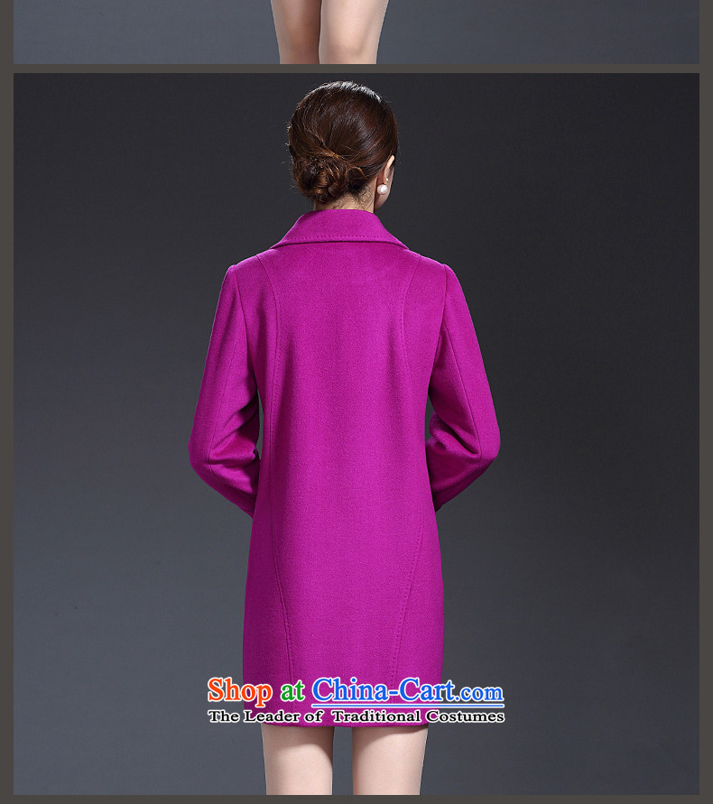In 2015, the Cayman autumn and winter in the new age, double-large video a jacket upscale thin solid color wild suits for long wool a wool coat lemon yellow L picture, prices, brand platters! The elections are supplied in the national character of distribution, so action, buy now enjoy more preferential! As soon as possible.