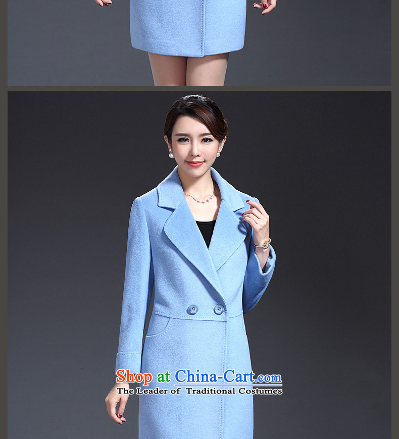 In 2015, the Cayman autumn and winter in the new age, double-large video a jacket upscale thin solid color wild suits for long wool a wool coat lemon yellow L picture, prices, brand platters! The elections are supplied in the national character of distribution, so action, buy now enjoy more preferential! As soon as possible.