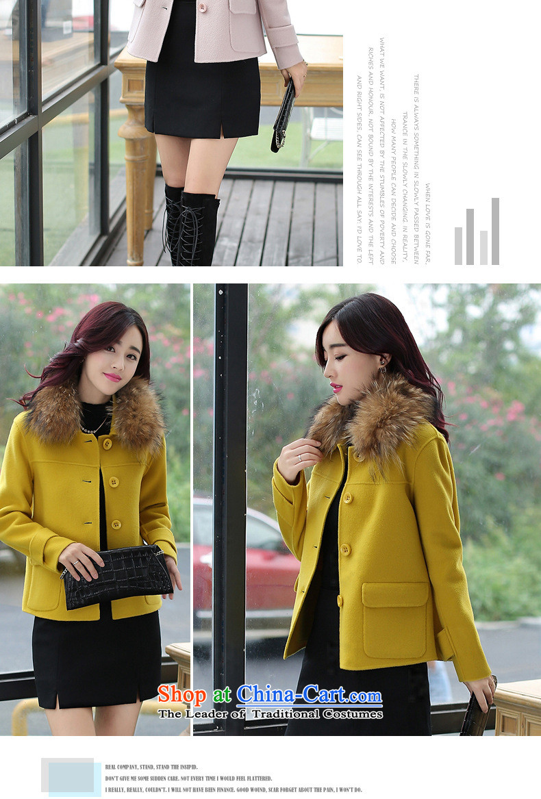 2015 winter coats coats gross? New Women Korean Modern graphics thin long-sleeved thickened Sau San wild with collar short of grass, Huang gross for M picture, prices, brand platters! The elections are supplied in the national character of distribution, so action, buy now enjoy more preferential! As soon as possible.