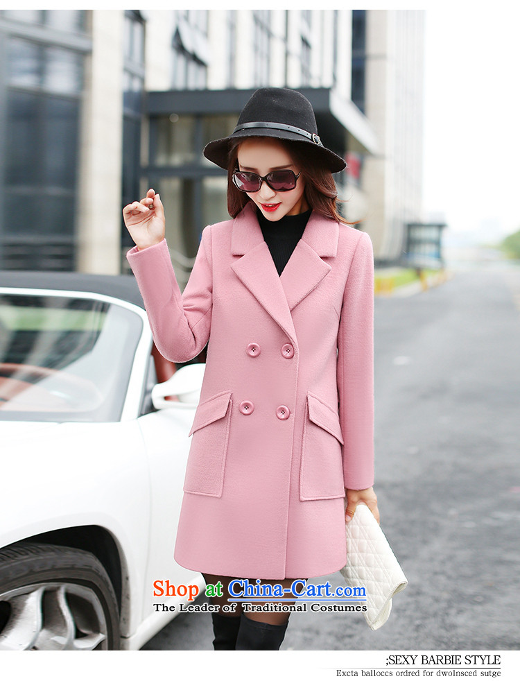 The sunshine of kapok gross? 2015 autumn and winter coats female new Korean version in Sau San long large double-a wool coat female leather toner M picture, prices, brand platters! The elections are supplied in the national character of distribution, so action, buy now enjoy more preferential! As soon as possible.