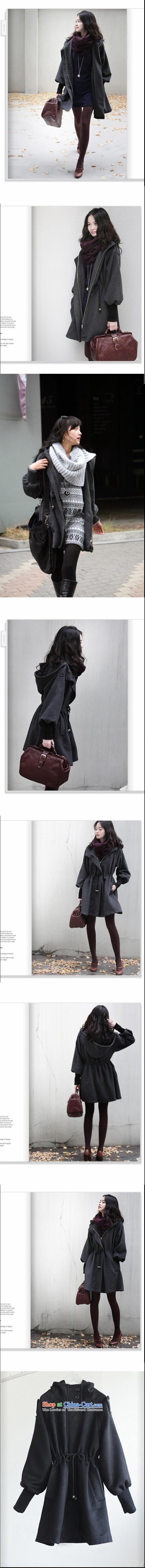Autumn and winter new Korean women's code of the npc thick wool coat 220 catties stylish? thick mm loose video thin temperament cashmere windbreaker. long coats female carbon XXXXL picture, prices, brand platters! The elections are supplied in the national character of distribution, so action, buy now enjoy more preferential! As soon as possible.