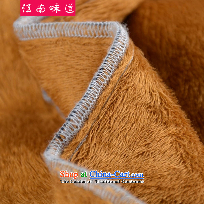 Gangnam-gu large taste female thick mm autumn and winter Casual Trousers female graphics plus thin gold thick wool mink large jeans-lint-free 2123 general recommendations of carbon XXL, Gangnam taste 120-140 , , , shopping on the Internet