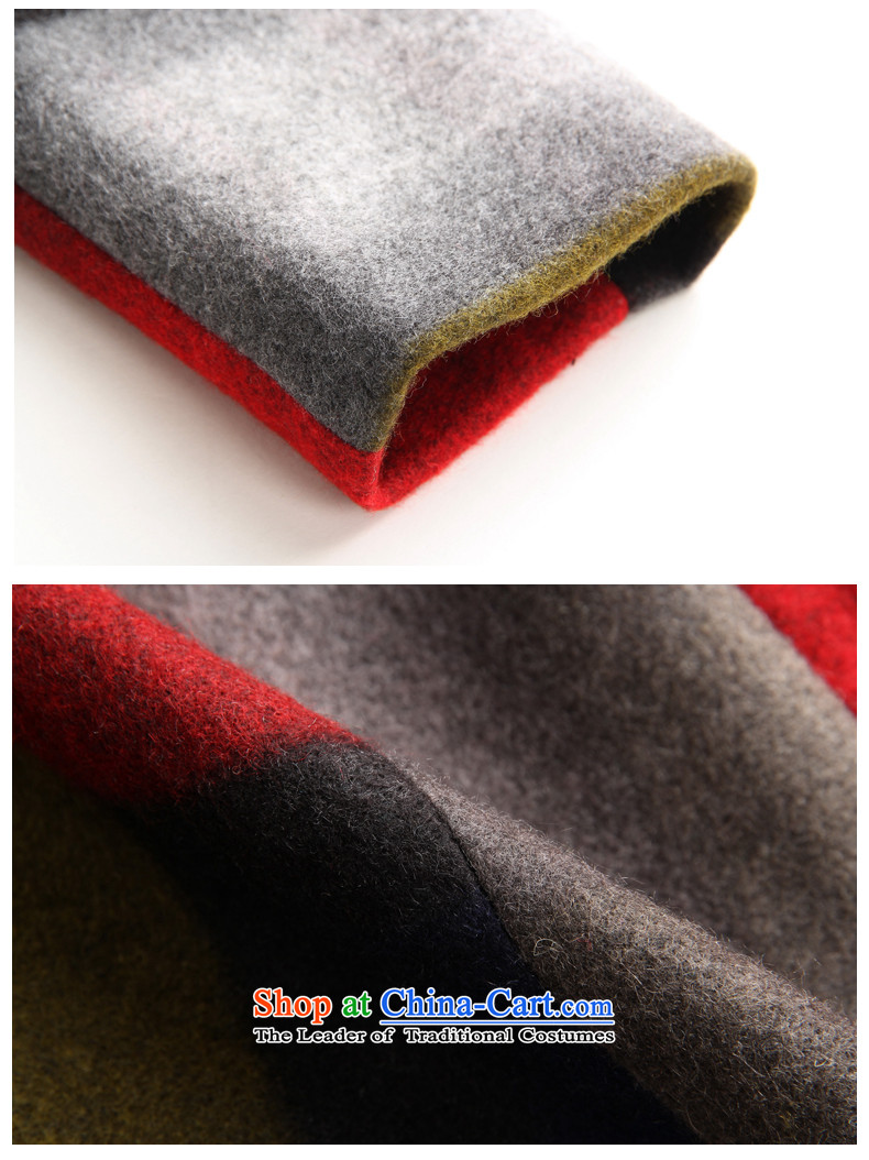 In Cayman 2015 winter clothing new Korean trendy colors in the Collision lapel long coats gross Small incense wind? waistband Grid Snap single row of coats yellow wool XL Photo, prices, brand platters! The elections are supplied in the national character of distribution, so action, buy now enjoy more preferential! As soon as possible.