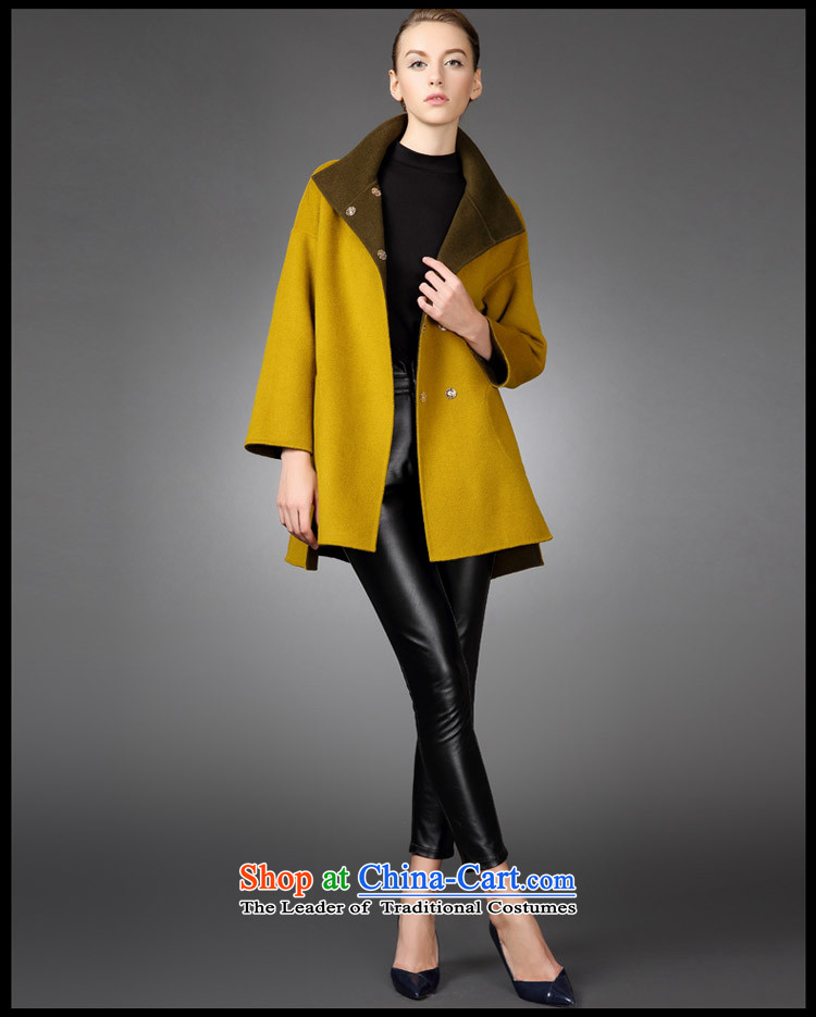 Marguerite Hsichih maxchic 2015 autumn and winter under the rules do not need the stylish bag loose double-sided wool coat female 19042? mustard green M picture, prices, brand platters! The elections are supplied in the national character of distribution, so action, buy now enjoy more preferential! As soon as possible.