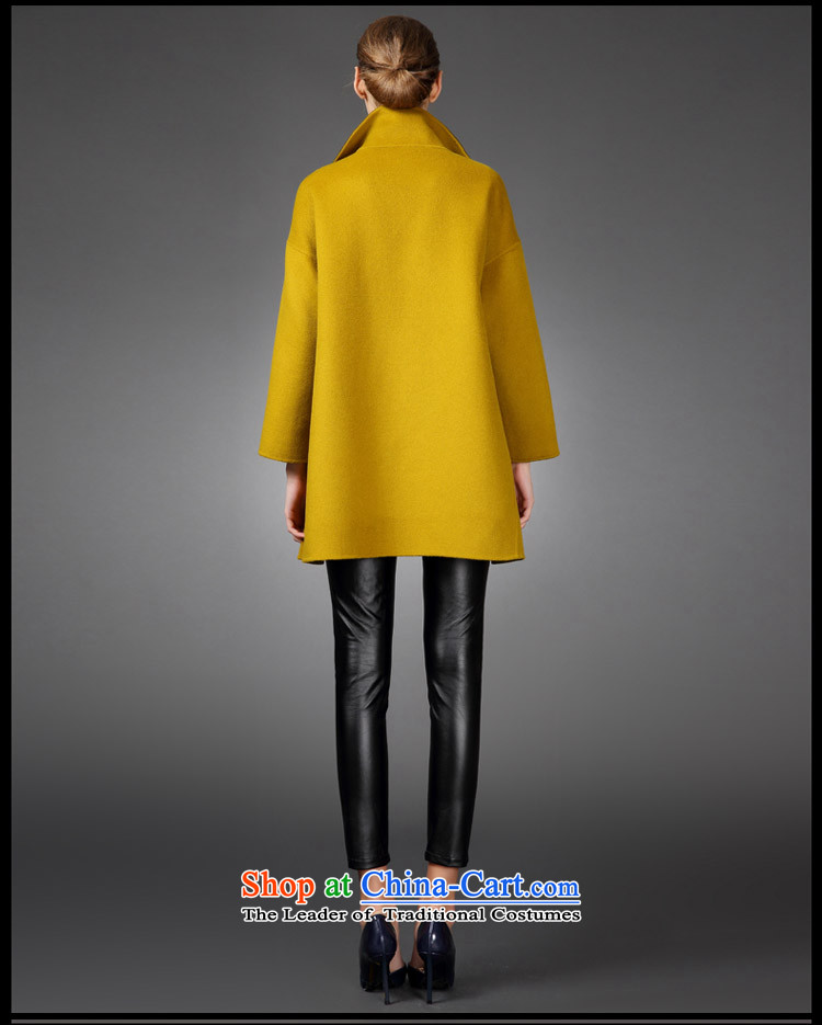 Marguerite Hsichih maxchic 2015 autumn and winter under the rules do not need the stylish bag loose double-sided wool coat female 19042? mustard green M picture, prices, brand platters! The elections are supplied in the national character of distribution, so action, buy now enjoy more preferential! As soon as possible.